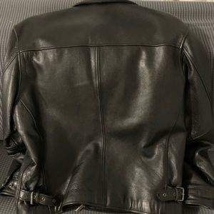 Guess Black Leather Jacket